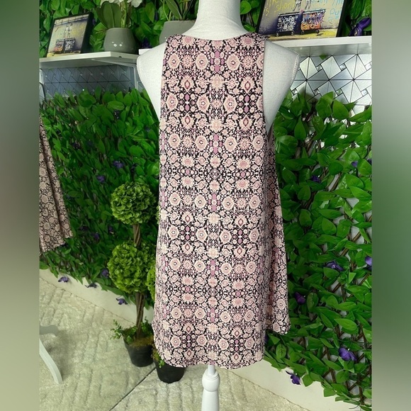 Show Me Your Mumu Dress Women's Size S Rancho Mirage Lace Up Tunic Mini Festival - Picture 7 of 11